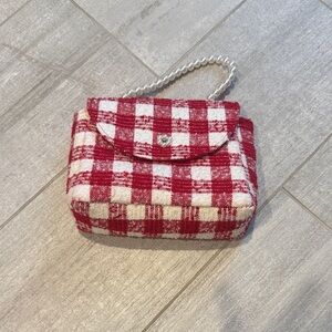 Red and white children’s bag